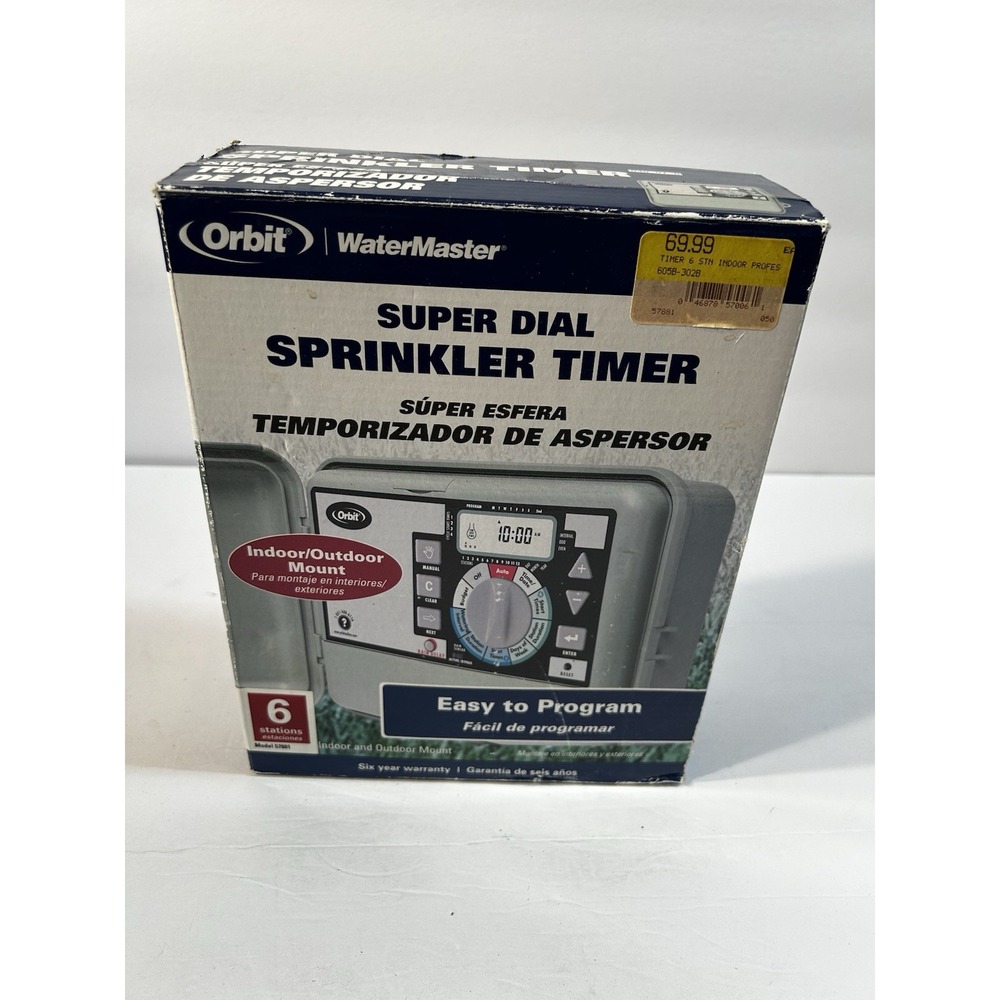 Rain Bird SST-600i 6 Zone Indoor Sprinkler Timer Controller w/ Transformer - Picture 3 of 3